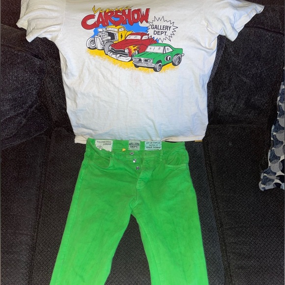 Gallery Dept Other - Gallery Dept EBay T-Shirt & Gallery Dept Stacked Jeans